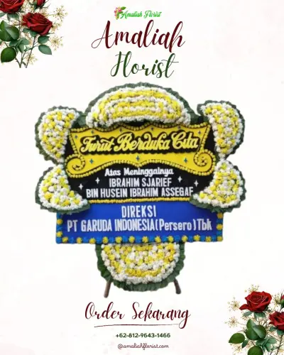Papan Bunga Duka di Rejoyoso